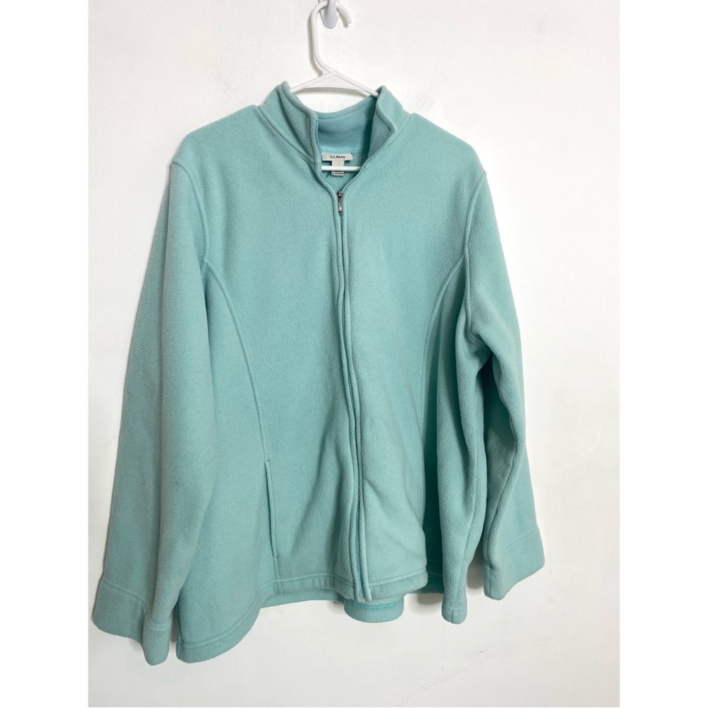 L.L. Bean Aqua Fleece Zip-Up Jacket